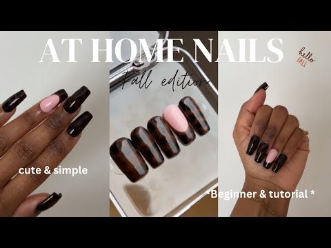 Easy Fall Nails at Home 🍁 Simple & Cute Autumn Nail Ideas #fallnails #nailtutorial #fall2025 #nails