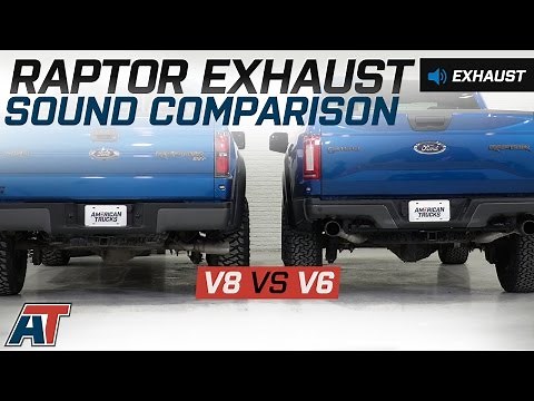 2012 Ford Raptor V8 vs 2017 Raptor V6 EcoBoost Exhaust Sound Comparison + Exhaust Recommendation