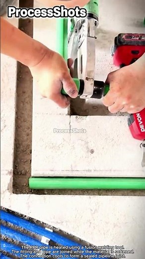 PPR Pipe Heat Fusion Joining Process