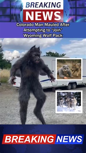 Colorado Man Mauled After Attempting to “Join” Wyoming Wolf Pack #Werewolf #a #Comedy #Wolf #cosplay | Lucius