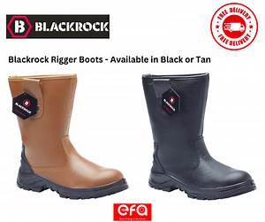 Mens Blackrock RIGGER SAFETY WORK BOOTS Steel Toe Cap Fur Lined Leather Sz 5-13  | eBay UK