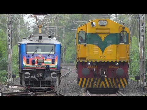 [19 In 1] Light LOCOMOTIVES Of Indian Railways Part-11 | Diesel & Electric | WDM3D+WAP4+WAP7 Etc. IR
