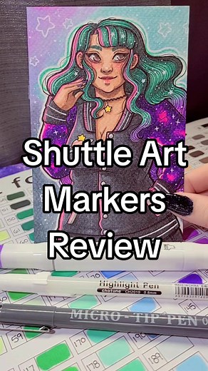 Pros and Cons of Shuttle Art markers ✨️ #art #review #productreview #marker #shuttleart
