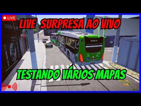 🔴LIVE SURPRESA AO VIVO | GAMEPLAY PROTON BUS SIMULATOR | VOLANTE G29 | MODS | PBSU | PBS2