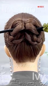 73K views · 566 reactions | Simple and beautiful updo hairstyle #updo #hairstyle | Ivy hairclips | Facebook