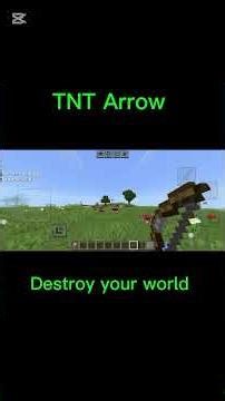 TNT Arrow (Command Hacks) #minecraft