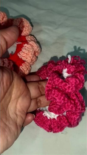 #corchet beautiful scrunchie 😍