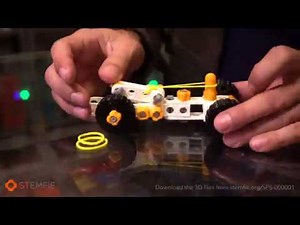 STEMFIE - 3D-printable rubber-band-driven car (SPS-000001)