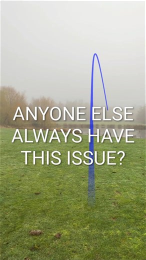 Anyone else have the issue of tracking their ball past 30 yards 😅