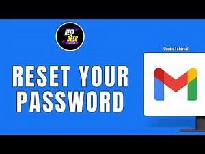 HOW TO RESET YOUR GMAIL PASSWORD