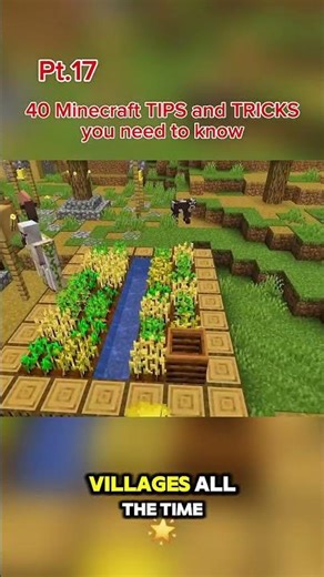 40 Minecraft TIPS and TRICKS you NEED to know #minecraft #gaming #tipsandtricks #minecraftshorts