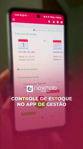 Venda no PDV e controle o estoque em tempo real pelo celular | NoxMob Gestão