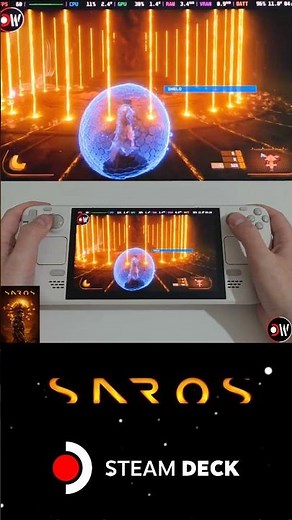 SAROS Steam Deck: PS5 Pro Remote Play Chiaki Handheld Gameplay