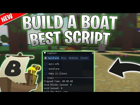 *NEW* Build A Boat For Treasure Script (PASTEBIN 2025) ( AUTO BUILD , INF GOLD, AUTOFARM, FLY)