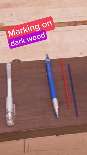 Mastering Dark Wood Marking | Woodworking DIY Tips