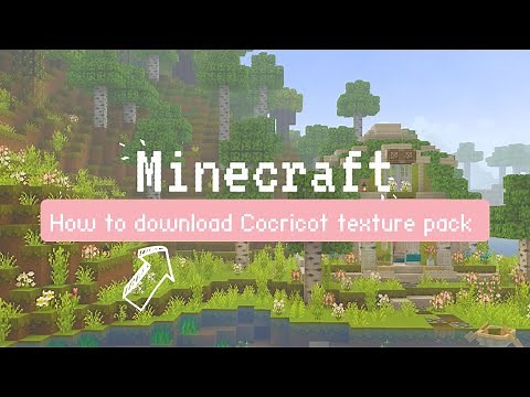 How to download/import COCRICOT texture pack || Minecraft bedrock and pe