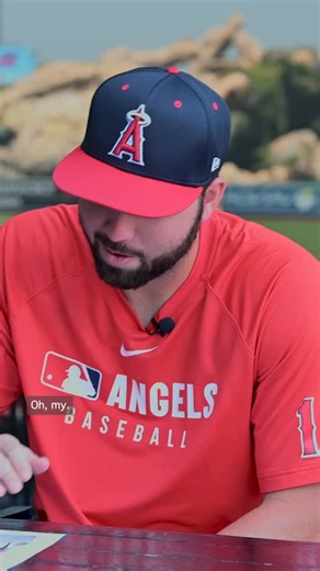 first impressions with our first baseman 🥇 Check out the full video with @nolan_schanuel on our YouTube channel (link in bio)! | Los Angeles Angels