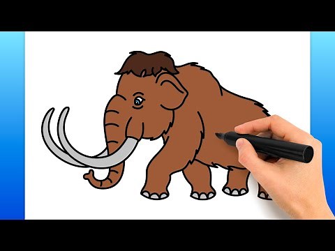 How To Draw A Woolly Mammoth (Easy Drawing Tutorial)