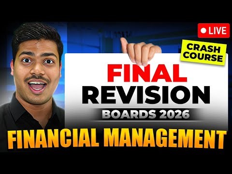 FINANCIAL MANAGEMENT | FINAL REVISION 🔴LIVE WITH KEY WORDS | CLASS 12 BUSINESS STUDIES BOARDS 2026