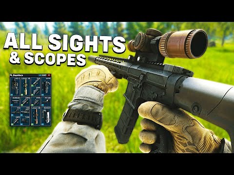 Escape from Tarkov - All Sights and Scopes (2023) | 4k