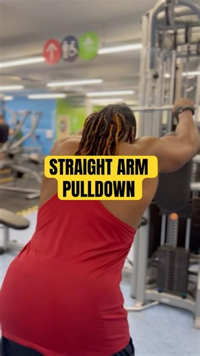 Straight arm pulldown exercise to grow your lats #shorts #backworkout #gym #fitness #viral