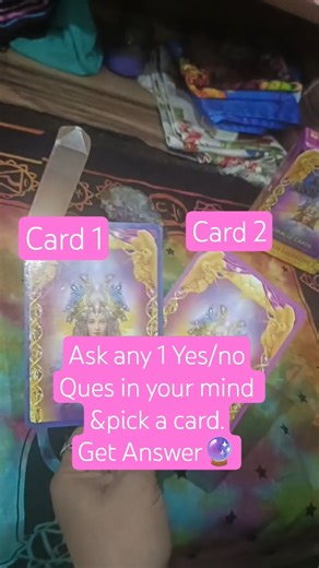 Ask yes-No question in mind &pick a card.Get answer🔮🌙#tarotguidance6#yt#pickapile#pickacard#tarot