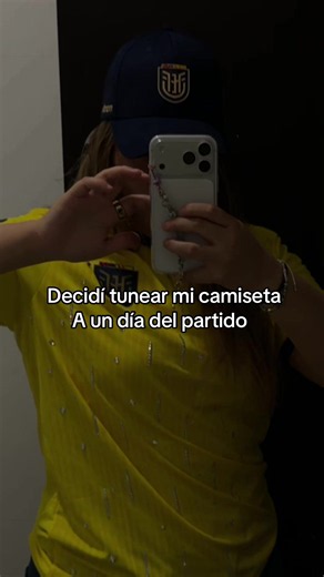 Tunear mi camiseta de la tri a un día del partido