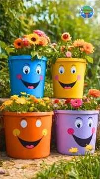 You Won't Believe How EASY It Is to Make a Paint Bucket Planter!