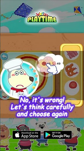 Wolfoo Playtime School Story 🏞️ Let's make pizza for lunch with Wolfoo (9:16)