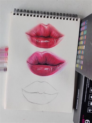 BATTLE COLOURING REALIS PAKE ACRYLIC MARKER!! #drawing