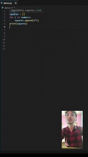 Stop Writing Long Codes! 😭 Python List Comprehension Explained in 10 Seconds