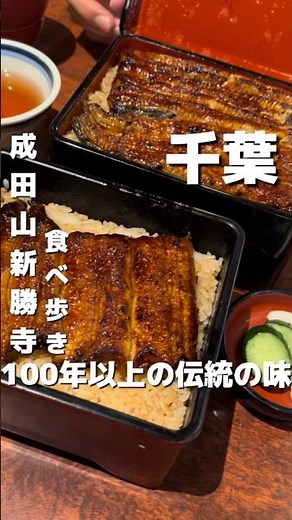 【千葉】成田山新勝寺食べ歩き‼️100年以上歴史ある成田の名物うなぎが美味しい