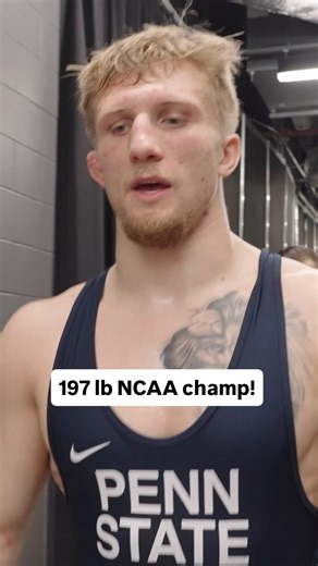 Penn State’s Josh Barr wins his first NCAA title as a sophomore!