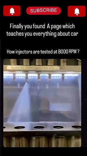 How Fuel Injectors Are Tested at 8000 RPM? #cars #technology
