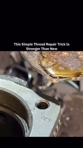 World of Matrix | Stripped threads usually mean one thing: EXPENSIVE repairs. But what if a simple trick could make damaged threads stronger than new? That’s... | Instagram