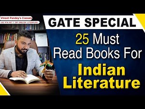 UGC NET EXAM Special 25 Must Read Books In Indian English Literature by Vineet Pandey .VERY IMP LIST
