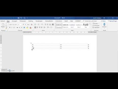 MS Word tabellen rasterlijnen en codes weergeven