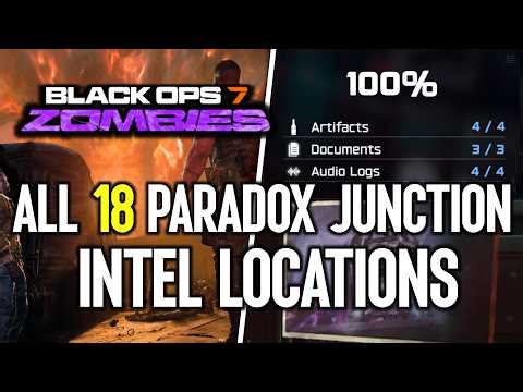 Paradox Junction ALL INTEL LOCATIONS Black Ops 7 ZOMBIES - INTEL GUIDE