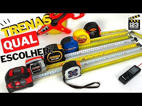 9 MODELOS DE TRENA A LASER E TRENA RETRÁTIL. CONHEÇA AS DIFERENÇAS DAS TRENAS ANTES DE COMPRAR.