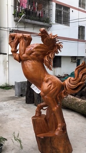 Awesome skill reative daily working, How to do horse sculpture by wood very nice🥰😘🙏🐎 #Awesome #creative #daily #horses #sculpture #work #reels #reels2023 #reelsvideo #reelsfb #skills #talent #wood #woodwork #Super | Working Skill𓃥𓃠𓃰