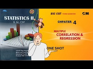 Multiple Correlation & Regression | chapter 4 | one shot | Statistics ii