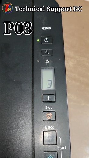 P03 error code in Canon Printer