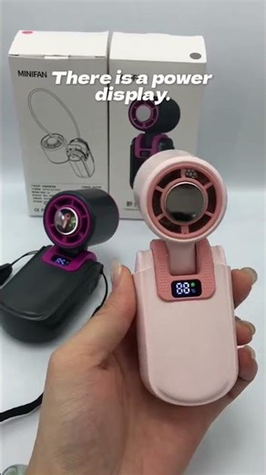 Mini foldable fan, ice pack cooling, small fan. #china #shenzhen #fans