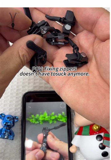 Detachable zipper head #zipperhead #replace #tiktokshopbudol #fyp #foryoupage
