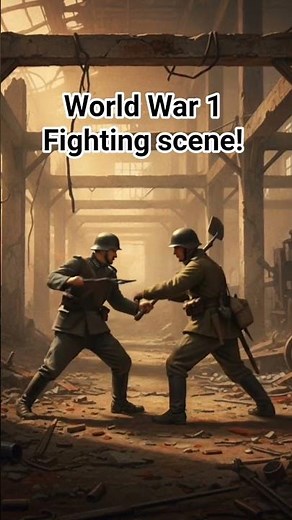World War 1 fighting scene! (1914-1918)