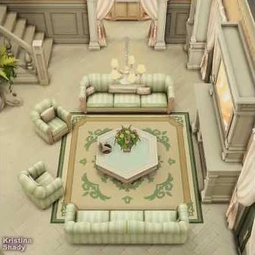 🌿Pinterest Inspired Italian Villa Manor | Stop Motion Build | No CC✨#thesims4