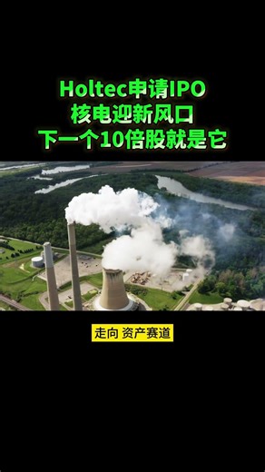 Holtec申请IPO！AI缺电引发新一轮催化，核电3家代表公司，谁是下一个十倍股？#美股 #财经 #美股分析