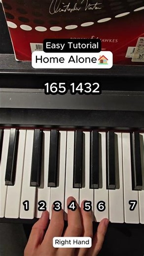 Home Alone Piano tutorial #piano #pianotutorial #christmas #music