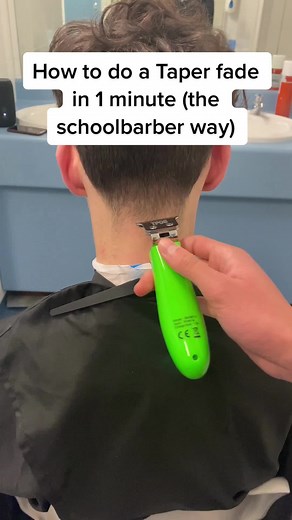 Barbershop Taper Fade Tutorial and Transformation