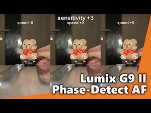 Panasonic Lumix G9 II: Phase-Detect AF Test